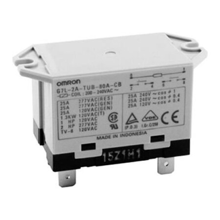 Allpoints Allpoints 2491078 Relay (25A, 240 Vac) For Amana-Litton 2491078